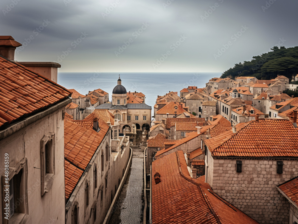 roofs of europe town