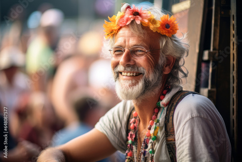 A man at the festival.