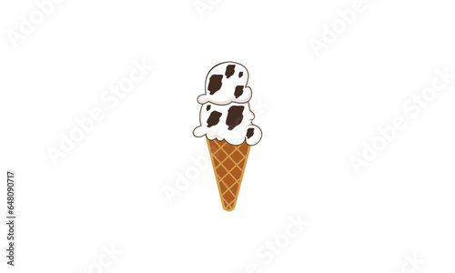 gelato and ice cream logo vector
