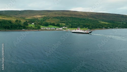 Isle of Bute, UK, July 2023, Rhubodach to Colintraive CalMac Ferry crossing