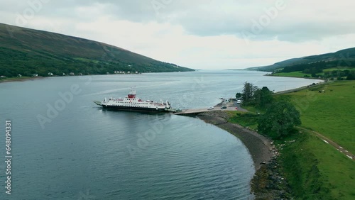 Isle of Bute, UK, July 2023, Rhubodach to Colintraive CalMac Ferry crossing