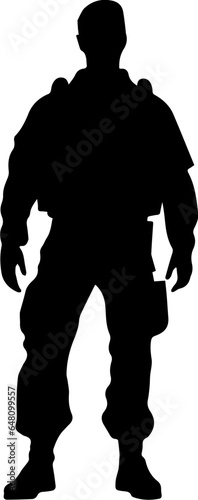 Soldier Silhouette icon