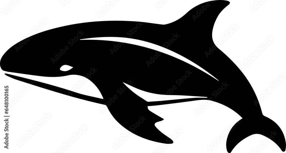 Fototapeta premium Baleen Whale Icon