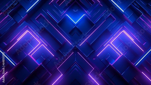 Futuristic purple neon background. Violet neon wallpaper