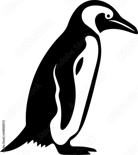 African penguin Silhouette Icon