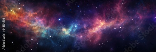 An Image Of A Galaxy With Vibrant Colors And Shimmering Stars Background © Ян Заболотний