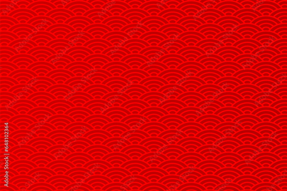 Chinese new year. Traditional Chinese pattern for the new year. Sloping red pattern for the holidays. Vector illustration