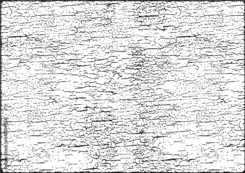 Cracked paint vector texture overlay. Grungy abstract cracked paint background