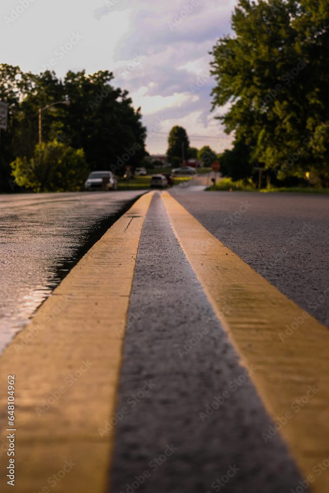 Obraz premium road to the city