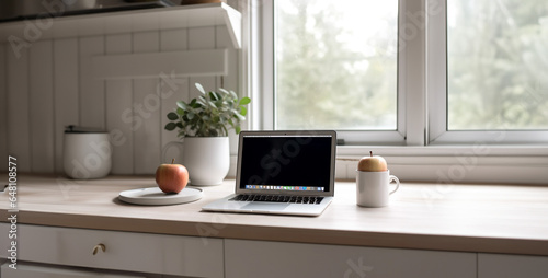 A macbook pro with a coffee mug on its side on a wood hd wallpaper 