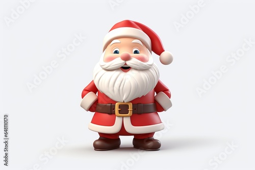 Santa Claus isolated on white background, Christmas © MADNI