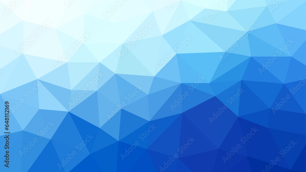 Abstract blue and white gradient triangle low poly mosaic background, polygon backdrop for web banner presentation ,card, vector illustration. Abstract blue and white gradient triangle low poly mosaic background, polygon backdrop for web banner presentation ,card, vector illustration.