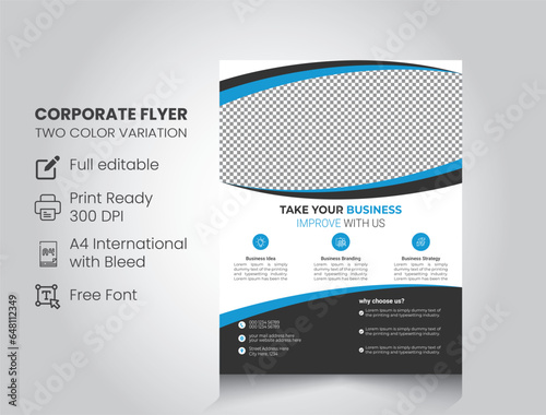 Corporate Flyer Design Template For Business