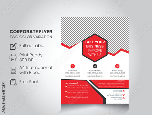 Corporate Flyer Design Template For Business