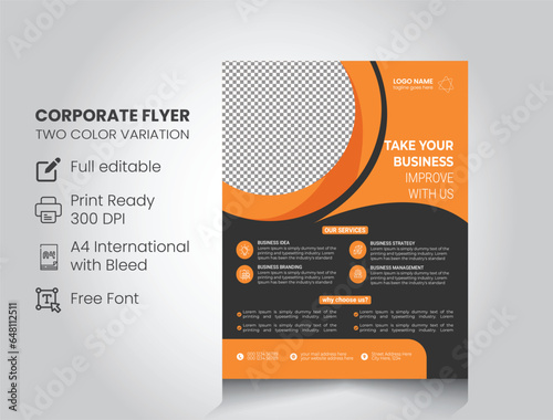 Corporate Flyer Design Template For Business