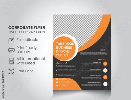Corporate Flyer Design Template For Business