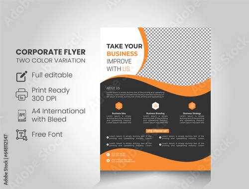 Corporate Flyer Design Template For Business