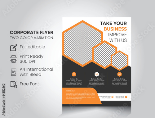 Corporate Flyer Design Template For Business