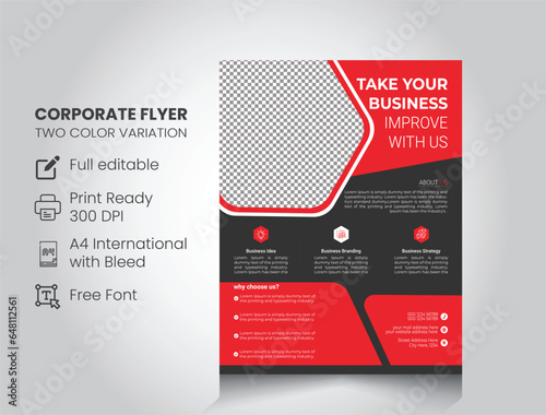 Corporate Flyer Design Template For Business