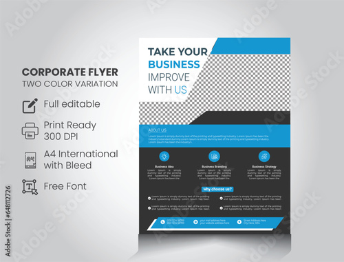 Corporate Flyer Design Template For Business