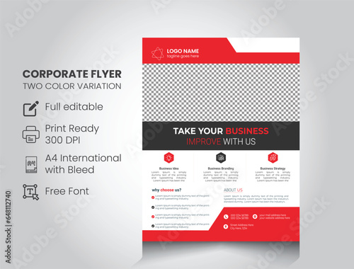 Corporate Flyer Design Template For Business