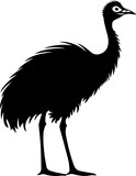 Emu Silhouette Icon