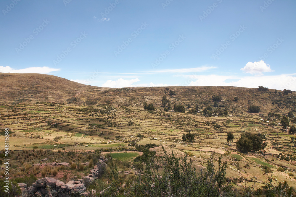 Reise durch Peru. Auf der Halbinsel Capachica am Titicaca-See.