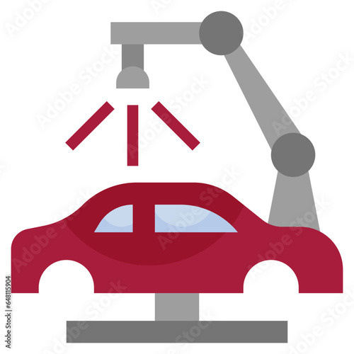 MACHINE filled outline icon,linear,outline,graphic,illustration