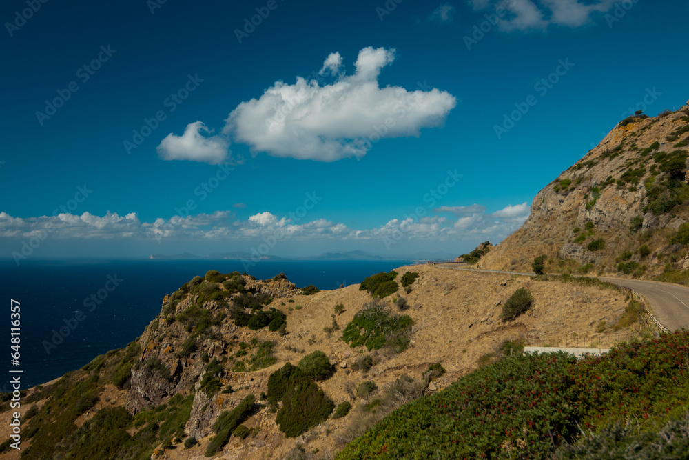 The nature of italian island of Sardinia