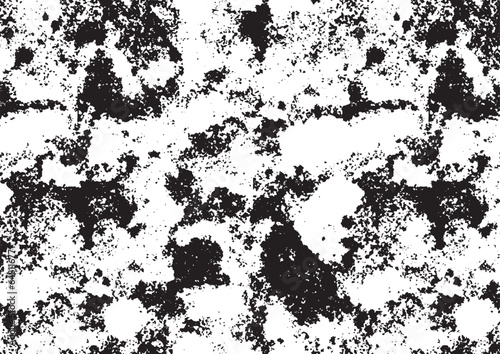 Paint chips vector texture overlay. Monochrome abstract paint background