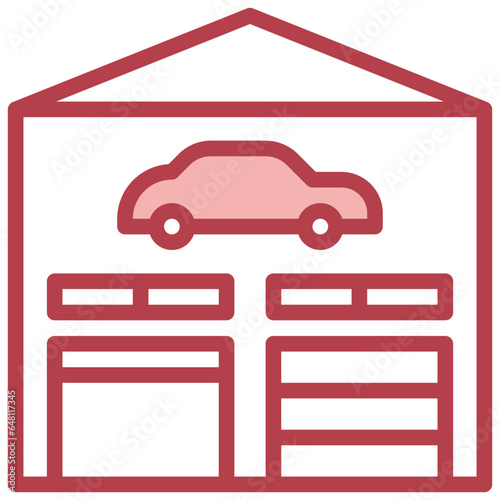 ROOM CAR filled outline icon,linear,outline,graphic,illustration