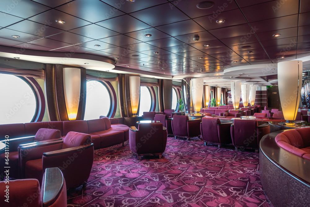 Marseille, France 10 septembre 2023 Vue du salon Le Shaker Lounge