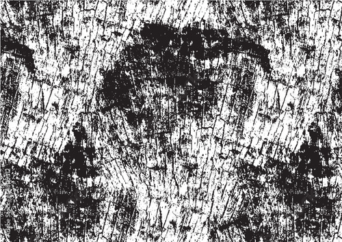 Wood vector texture overlay. Grungy abstract wood background
