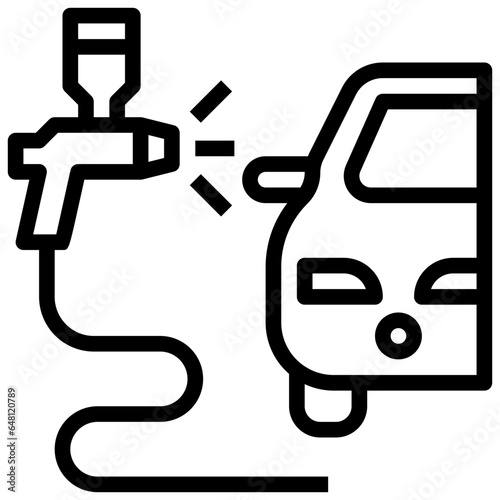 CAR PAINT2 filled outline icon,linear,outline,graphic,illustration