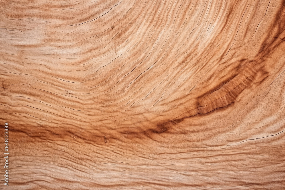 Obraz premium Enchanting Australian Mountain Ash Wood: Intricate Patterns and Organic Textures in Captivating Close-up