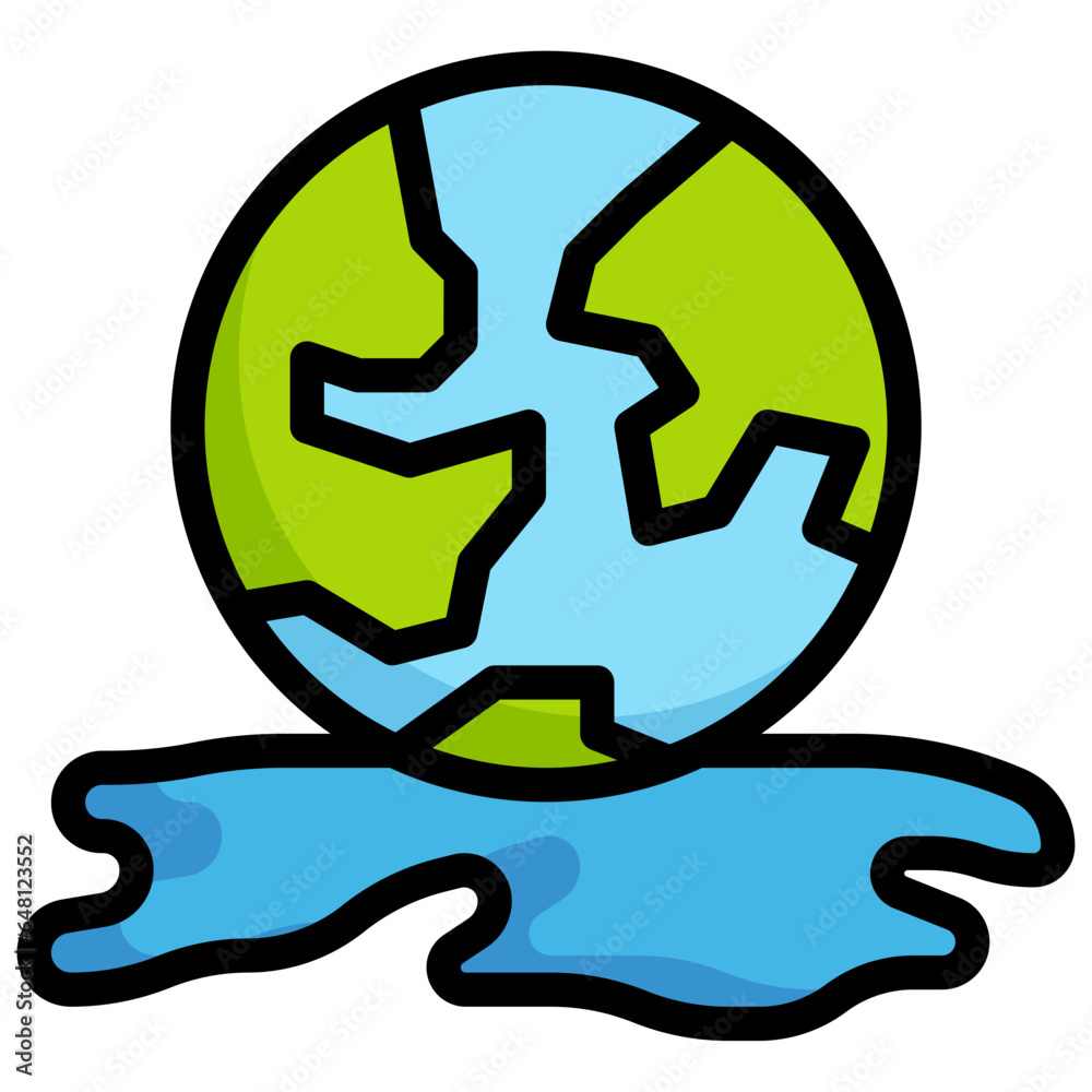 GLOBAL WARMING filled outline icon,linear,outline,graphic,illustration GLOBAL WARMING filled outline icon,linear,outline,graphic,illustration