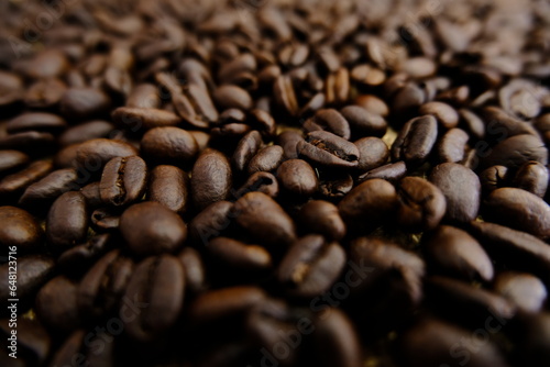 coffee beans after the roasting process