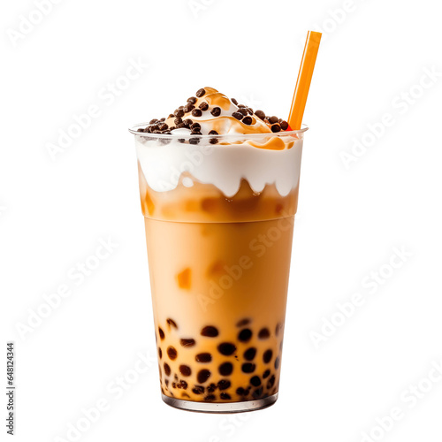 Bubble Tea Isolated on Transparent Background