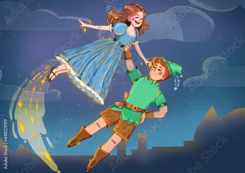 Peter Pan & Wendy illustration 