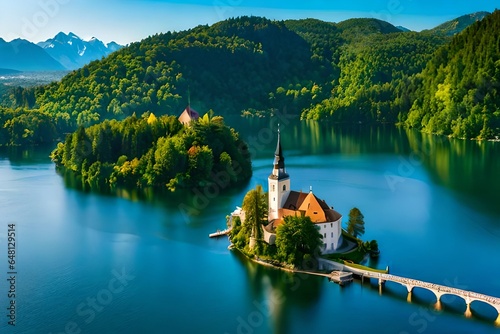 bled castle country photo