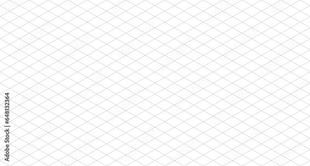 Isometric grid seamless pattern. Isometric grid template. Seamless isometric grid mockup. Vector illustration Isometric grid seamless pattern. Isometric grid template. Seamless isometric grid mockup. Vector illustration