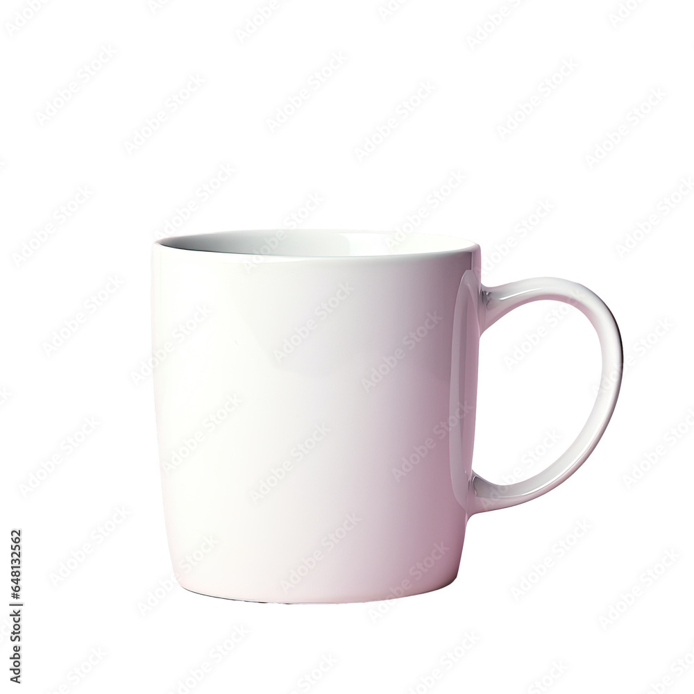 White cup Ceramic coffee cup or tea mug for drink close up. Mock up classic porcelain utensils. White cup Ceramic coffee cup or tea mug for drink close up. Mock up classic porcelain utensils.