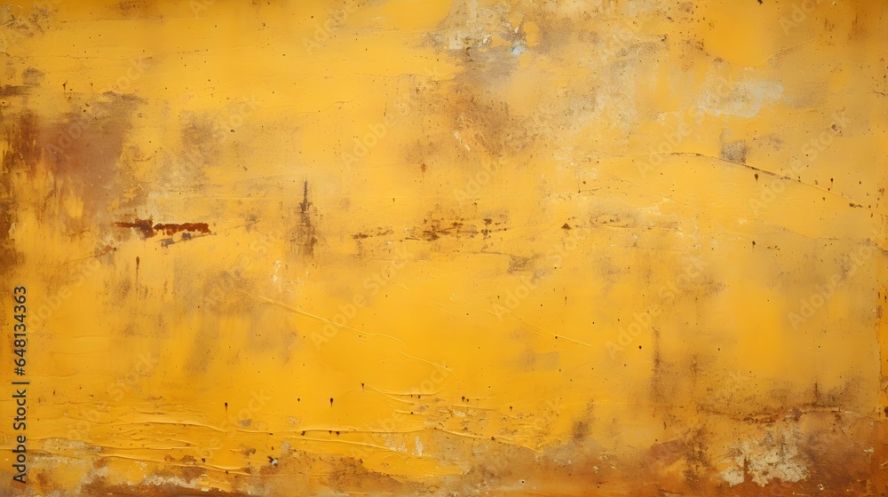 Yellow Grunge Textured vintage old aged wallpaper background