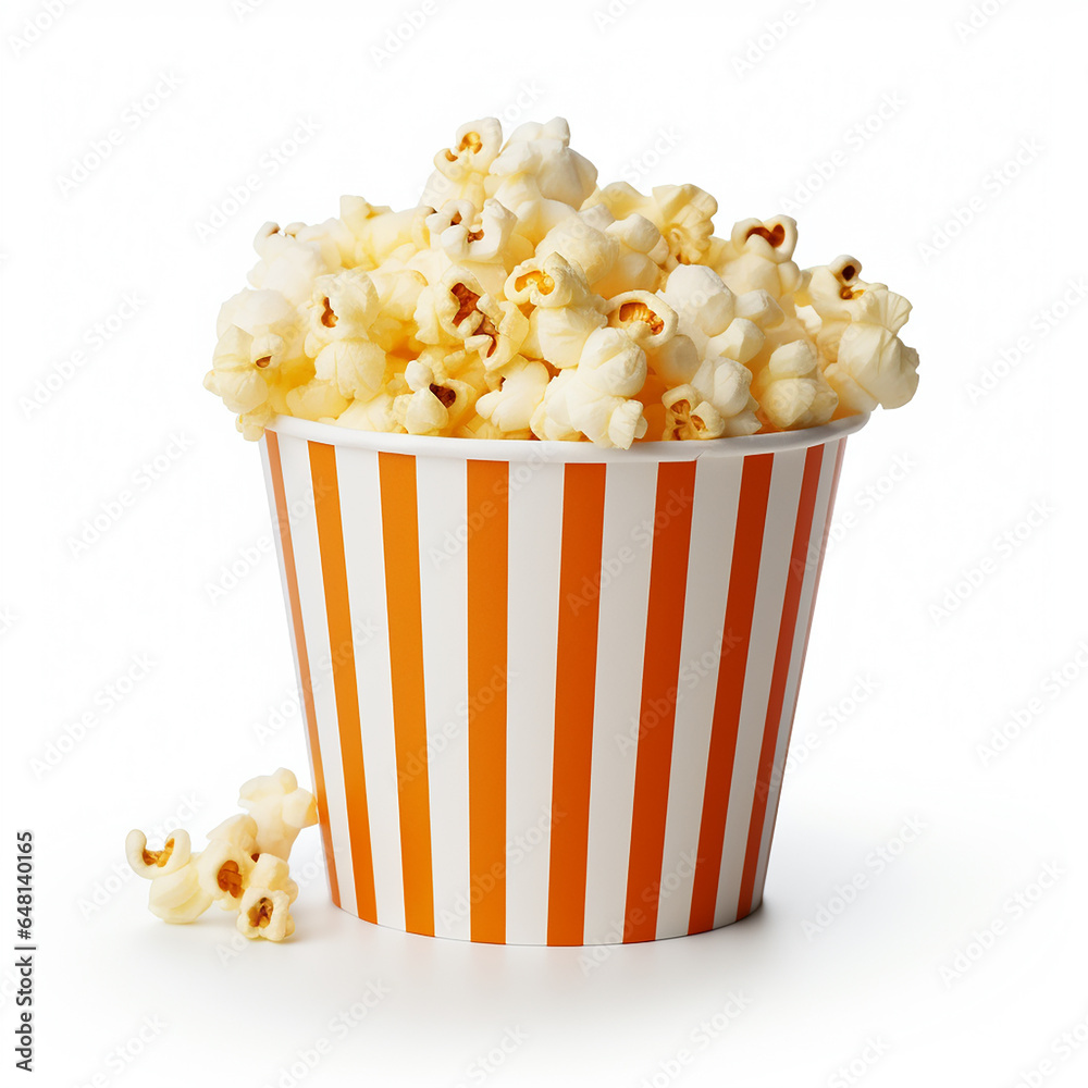 bucket of popcorn