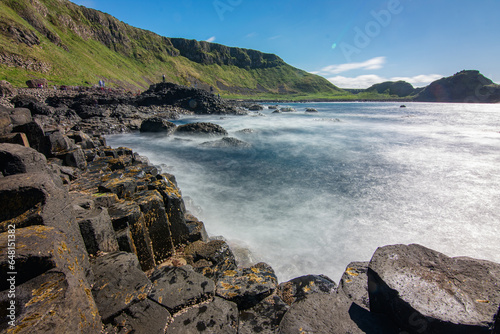 Hiking at giants causeway, Northern ireland