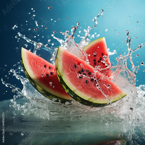 watermelon dropping water
