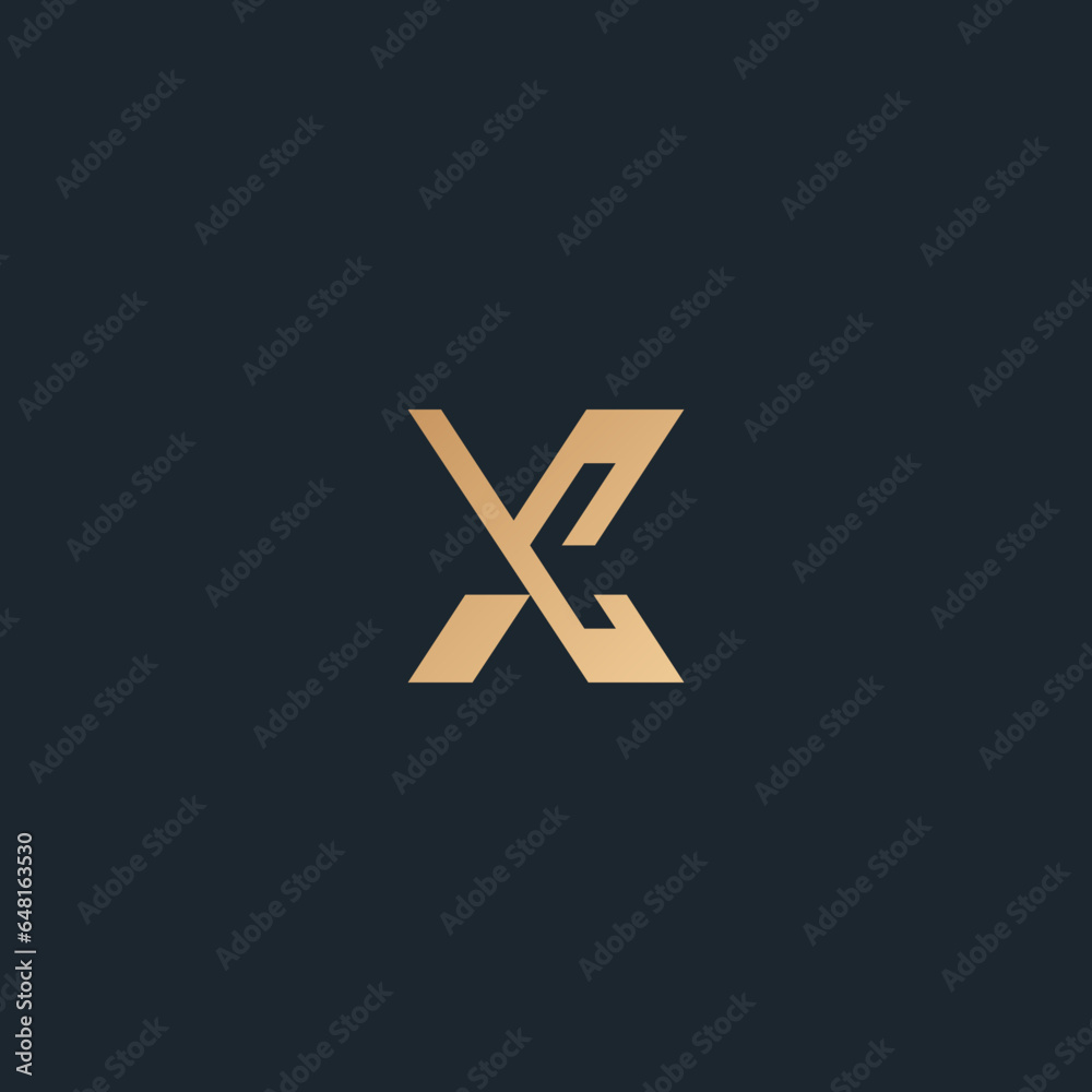 X LOGO, ELEGANT X LOGO DESIGN ISOLATED ON DARK BACKGROUND X LOGO, ELEGANT X LOGO DESIGN ISOLATED ON DARK BACKGROUND