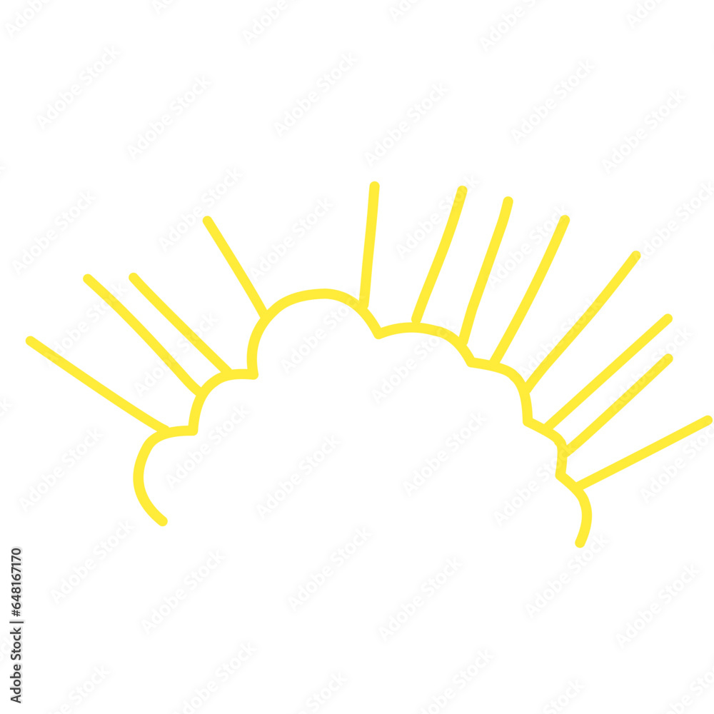 Obraz premium Doodle Shine Vector 