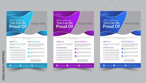 Eye catching business Flyer. Bundle  business Flyer design presentation. Professional business flyer.