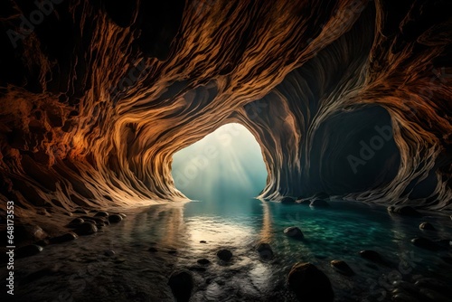 Natural Abstract Cave